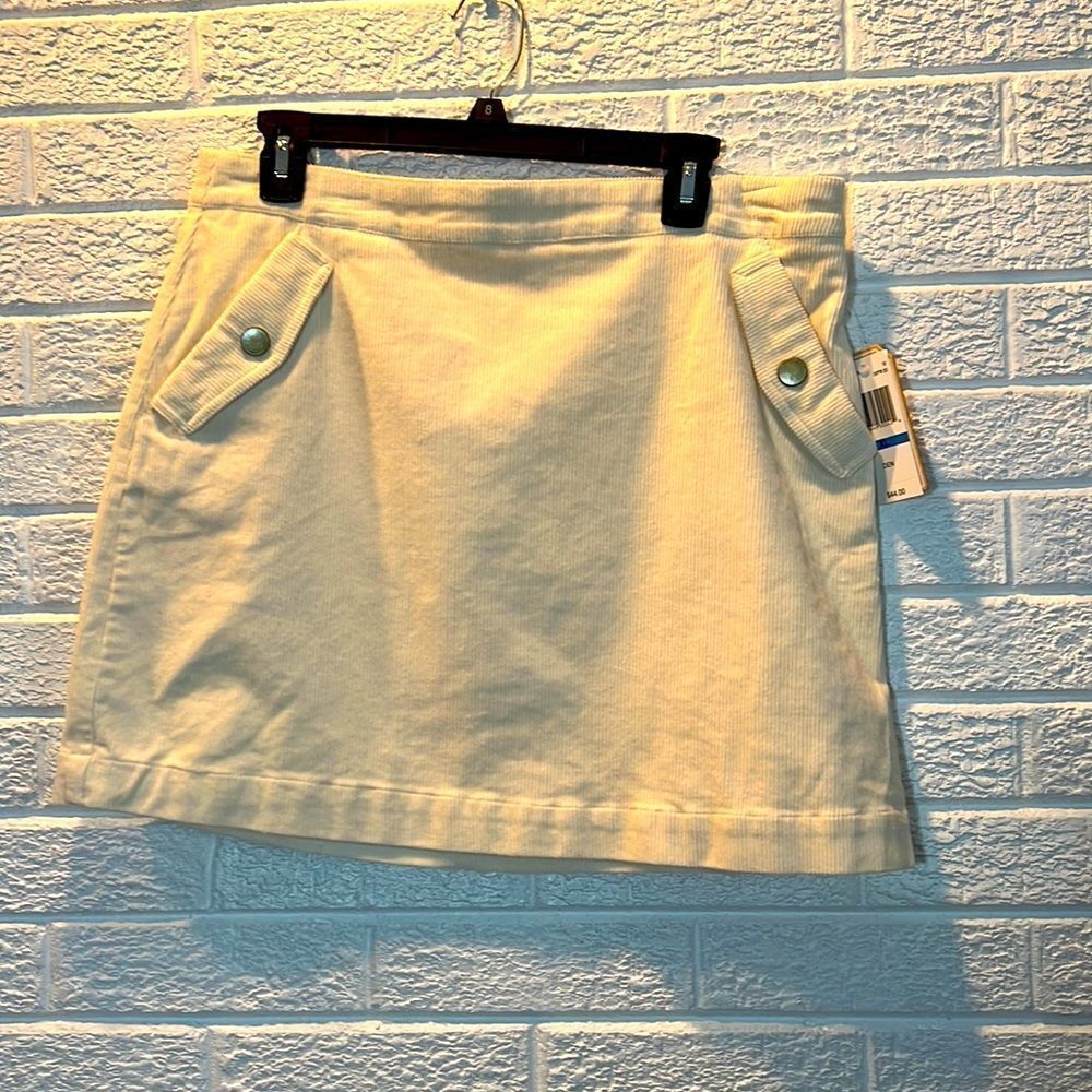 NWT Copper Key Corduroy‎  Skirt Side beaded pockets  XL Juniors